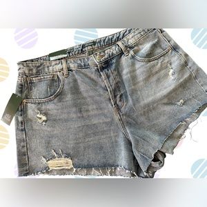 Wild fable jean shorts- brand new with tag size 17 with 3inch seam.